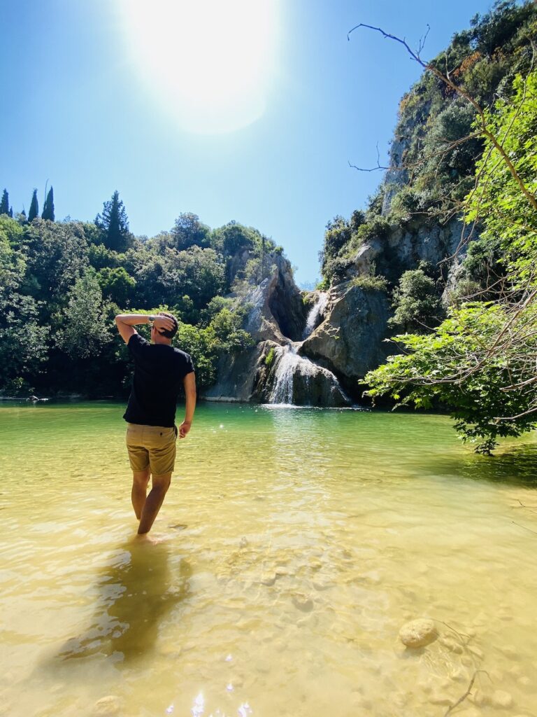 messinia watervallen Griekenland