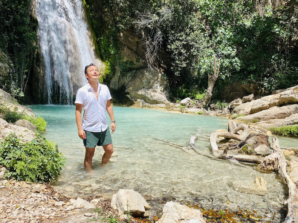 messinia watervallen Griekenland